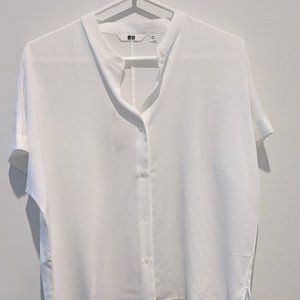 Rayon short sleeve blouse